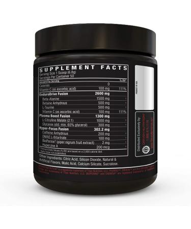 Driven PREWOD Energy Drink Powder - 50 Servings - Green Apple Flavor - Pre-Workout Supplement with Caffeine & Beta-Alanine for Energy, Focus, Strength & Endurance - Ideal for High-Intensity Training & Weight Lifting - Buy Online on GoSupps.com