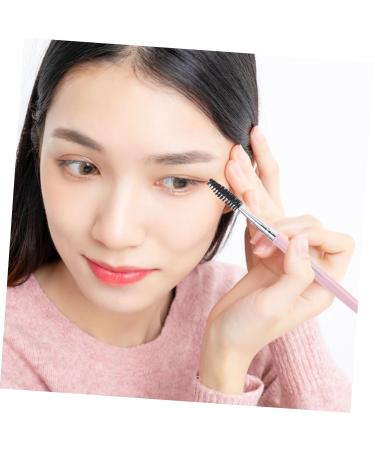 Minkissy Eyelash & Brow Brush - Best Makeup Tool for Perfect Eyebrows & Lashes | Pink Cosmetic Tool for Eyelash Extension & Grooming - Buy Online on GoSupps.com