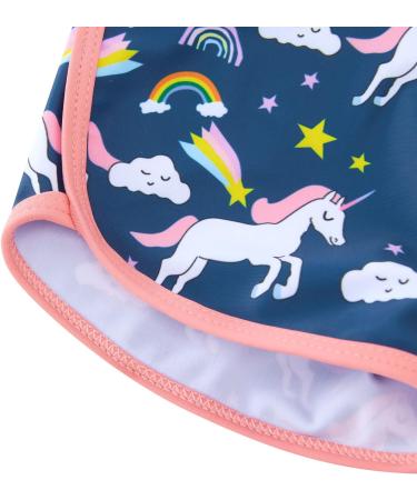 Girls Long Sleeve Swimsuit Set | UPF 50+ Protection | 9-10 Years | Pink Unicorn - Buy Online on GoSupps.com