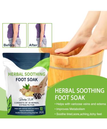 Herbal Detox Foot Soak Beads - Relieve Foot Pressure and Improve Sleep | Natural Body Cleansing - Buy Online on GoSupps.com