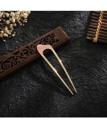 6 Pack Metal U Shape Hair Fork Sticks - Hair Bun Chignon Wedding Pins for Women & Girls - Buy Online on GoSupps.com