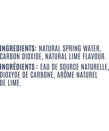 Montellier Carbonated Natural Mineral Water with Lime Flavour 12x1L - Buy Online on GoSupps.com