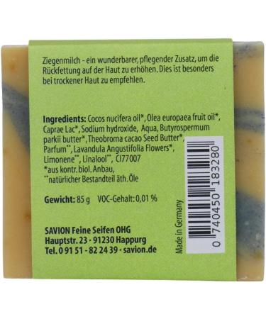  Savion Body soap - goat's milk 80g - Buy Online on GoSupps.com