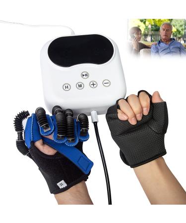 ZZBB Finger Training Rehabilitative Orthoses Soft Resting Hand Splint for Flexion Contracture Hand Stroke Hemiplegia Rehabilitation Training Equipment Right XL