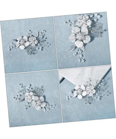 Didiseaon 1pc Comb Bridal Hairband Crystal Hair Decor Bridal Hair Clip Pearl Hair Barrettes Rhinestone Barrettes Beautiful Hairband Wedding Hair Clip Bride Decorate Manual Alloy - Buy Online on GoSupps.com