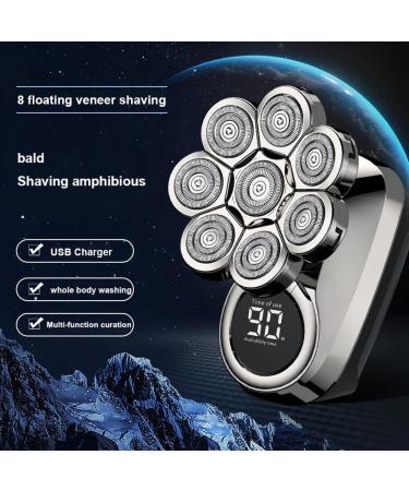 Head Shavers for Bald Men | 6-in-1 Rechargeable Electric Razor & Trimmer - Perfect for Beard Nose Hair & Head Grooming - Buy Online on GoSupps.com
