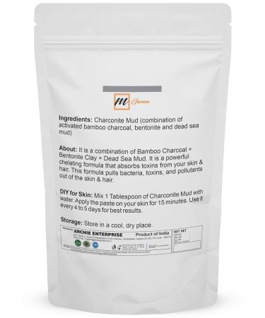 100% Natural Charconite Mud - Glowing Skin & Hair Care | 227g International Shipping - Buy Online on GoSupps.com