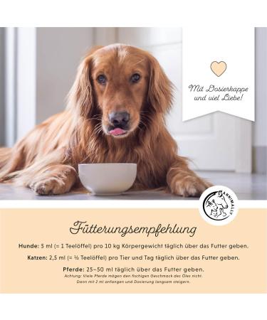 Annimally Salmon Oil for Dogs 1L - Rich in Omega 3 & 6 Fatty Acids | Ideal for Dogs Cats & Horses - BARF Fish Oil - Buy Online on GoSupps.com