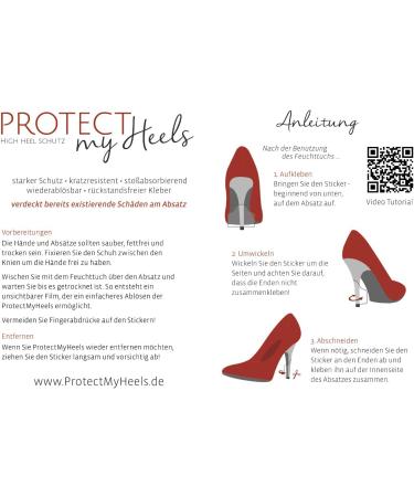 Buy ProtectMyheels Black for Stilettos (3-Pack) | Ultimate Protection & Repair for Defective Thin Heels - Buy Online on GoSupps.com
