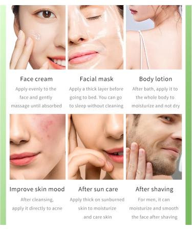 Natural Aloe Vera Gel 300ml Organic Hydrating Body Cream Soothing Moisturizing Sunburn And Scar Repair Care For Face Body Hair Cruelty-free & Vegan - Buy Online on GoSupps.com