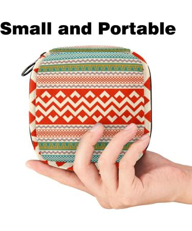 Bohemia Women's Portable Napkin Storage Bag - Stylish Menstrual Cup Pocket Holder for Teens & Girls - Color 4 - Buy Online on GoSupps.com