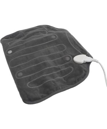 Buy Hot Heated Pad with Adjustable Strap | Washable Heated Waist Belt | 4 Timers for Legs | EU Plug 220-240V - Dark Gray - Buy Online on GoSupps.com