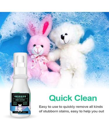 Stuffed Toy Cleaner - 100ml Toy Cleaning Spray | All-Purpose Toy Cleaner for Stuffed Doll Animals Toys Fabric Sofas - Buy Online on GoSupps.com