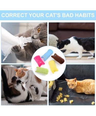 10 Plush Interactive Cat Mouse Toys with Mint | Cute Kitten Toys & Fun Cat Accessories - Buy Online on GoSupps.com