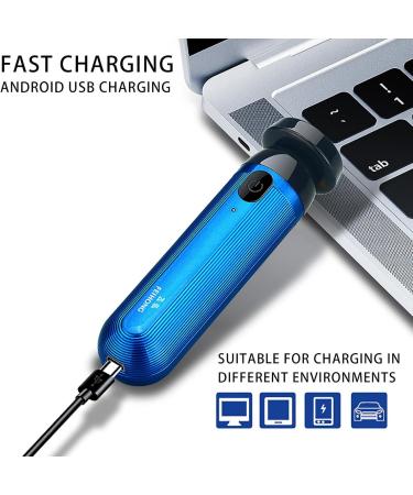Buy Mini Electric Razor for Men - Portable USB Rechargeable Waterproof Shaver & Beard Trimmer | Compact Design for Home & Travel - Buy Online on GoSupps.com