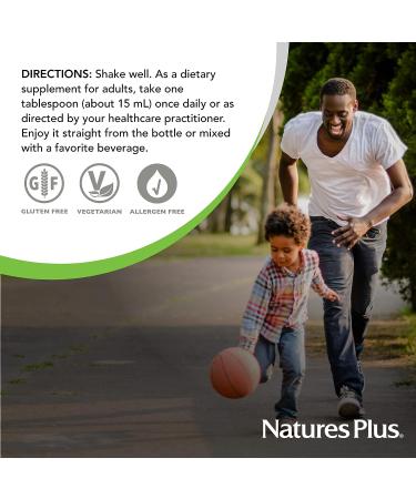 NaturesPlus Liquid Sunshine Vitamin D3-5000 IU 16 fl oz - Tropical Citrus Flavor - Bone, Heart & Immune Support - Gluten Free - Buy Online on GoSupps.com