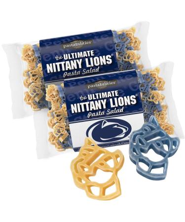 Pastabilities Penn State Nittany Lions Shaped Pasta & Salad Dressing Mix with Seasoning (16 oz, 2 Pack) Penn State Pasta Salad (2 Pack)