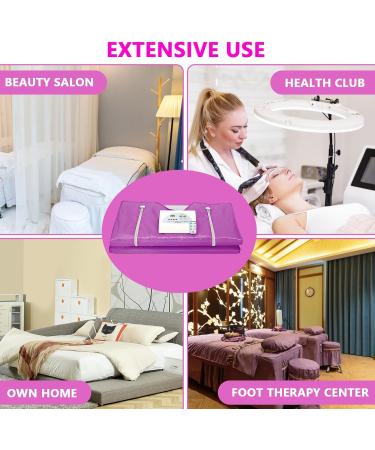 Buy Infrared Sauna Corner - 2-Zone Portable Detox Therapy Blanket with Remote Control 100 Shower Caps & 10 Bathing Bags for Relaxation & Sweating - International Shipping Available - Buy Online on GoSupps.com
