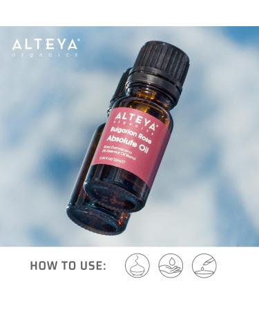 Alteya Bulgarian Rose Absolute Oil - Multi-Use 10mL Aromatherapy Skincare & Massage Oil | Rosa Damascena - Buy Online on GoSupps.com