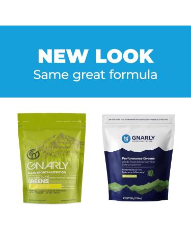 Gnarly Nutrition Performance Greens Superfood Powder - Lemon Mint 11.64 Oz (30 Servings) - Buy Online on GoSupps.com