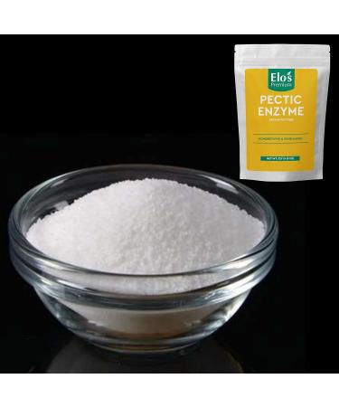 Pectic Enzyme Dry Powder (8oz)| Packed in Canada| Juice Extraction Agent Increase Juice Yields Prevent Pectin Haze| Used for Homebrewing and Winemaking| by Elo s Premium - Buy Online on GoSupps.com