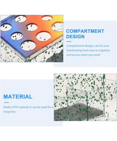 Angoily Box Desktop Desk Bracket Box Storage Rack Hair Brush Holder Hairdressing Tool Tool Holder Scissor Holder Hair Styling Stand Hair Barber Comb - Buy Online on GoSupps.com