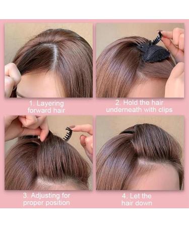 2 Perfect Puff Hair Head Cushion - Puff Hair Head Cushion fluffys Hair Pad Sponge Comb Clip | Women Sponge Volume Bump Inserts Hair Comb | Bun Hair Pad Accessories For Women Girls Hairstyle Black + Coffee - Buy Online on GoSupps.com