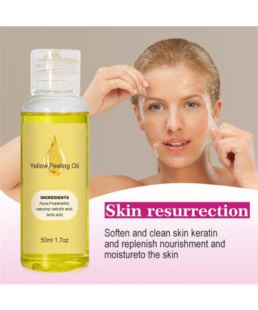 Exfoliant Yellow Peeling Oil - Extra Strong Chemical Exfoliant for Face & Body Reduces Rough Skin & Dullness Removes Dead Skin Cells - Buy Online on GoSupps.com
