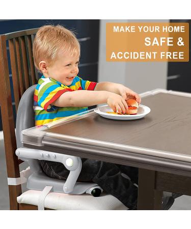 FASTSPOK Baby Edge Protector - 6.6ft Clear Silicone Guard for Furniture & Tables | Self-Adhesive Baby Proofing Strip for Sharp Corners - Buy Online on GoSupps.com