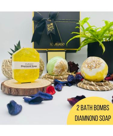 JoliKado Birthday Gift Set for Her - Scented Candle, Bath Bombs, Socks - Relaxing Spa Box for Women - Perfect Get Well Soon or Care Package for Wife, Mom, Sister, Daughter, Best Friend - Buy Online on GoSupps.com