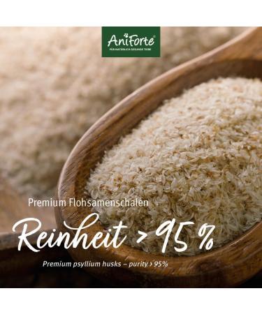Aniforte Indian Psyllium Husks for Dogs Cats & Horses - 1kg Fiber-Rich Raw Food Quality Supplement - Buy Online on GoSupps.com