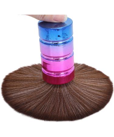 Neck Dusting Brush Hairdressing Neck Dusting Brush Soft Nylon Bristle Electroplating Ergonomic Barber Hair Cutting Neck Hair Brush for Salon Hairdressers - Buy Online on GoSupps.com