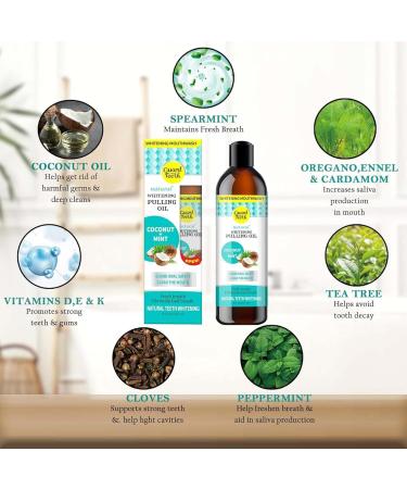 Coconut Pull Oil - Advanced Formula for Oil Pulling Natural Organic Mouth Rinse with Essential Oils & Vitamins Freshens Breath & Whitens Teeth (1 Stick) - Buy Online on GoSupps.com