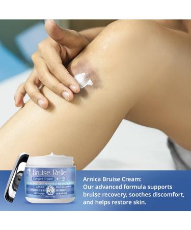 Bruise Relief Cream with Arnica & Vitamin K Extra Strength Formula for Bruising Discoloration and Thin Skin Fast-Absorbing Moisturizer for Seniors & Delicate Skin - Buy Online on GoSupps.com