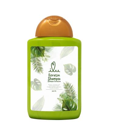 ILU Keratin Shampoo for Hair (300ml) Keratin complex for Strengthening Hair keratin treatment for Damaged Hair Frizz Control Smooth and Shine bringing the strongest & healthiest hair.