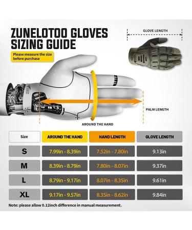 Zure Lotoo Airsoft Gloves - Semi-Finger & Full Finger Tactical Motorcycle Gloves with TPR Impact Protection for Climbing & Outdoor Activities | High Mobility & Shock-Damping | XL Size ZAG2 - Buy Online on GoSupps.com