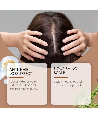  SUYOIKHGMN 3-in-1 nourishing shampoo with rosemary and onion richly moisturizes reduces hair loss strengthens roots and adds shine. Suitable for men and women. - Buy Online on GoSupps.com
