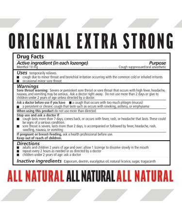 Fisherman's Friend Menthol Cough Suppressant Lozenges Original - 20 ea (Pack of 12) - Buy Online on GoSupps.com