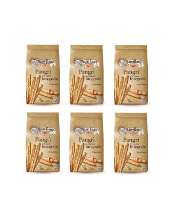 6x Mulino bianco Pangr Integrali 250g wholemeal Italian breadstick bread grissini