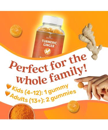 BeLive Biotin and Turmeric Gummies Supports Hair Growth Healthy Skin & Nails Immune Support and Mobility Support - Buy Online on GoSupps.com