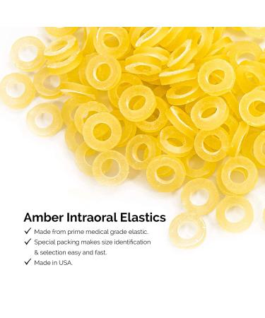 JMU Orthodontic Elastics 3/16 Medium 500-Pack - Made in USA Latex Dental Rubber Bands - Buy Online on GoSupps.com