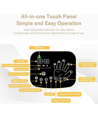 Rehabilitation Robot Gloves Finger Hand Function Rehabilitation Trainer for Cerebral Palsy Arthritis Stroke Hemiplegia Patient(Size:XL Color:Left Hand) X-Large Left Hand - Buy Online on GoSupps.com
