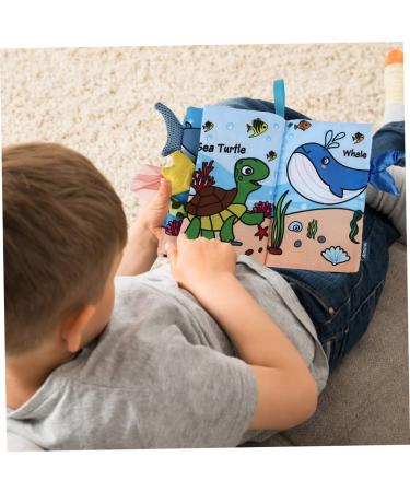 Vicasky Baby Bath Books - Tearproof Fabric Book for Early Education | Soft Educational Toddler Bathing Books - Buy Online on GoSupps.com