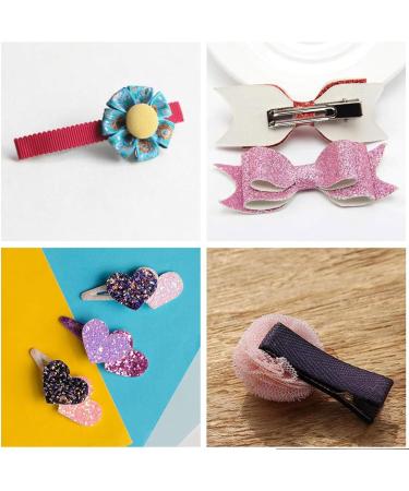 XQMMGO 100 pieces EnteBill hair clips silver hair clips hairdressing supplies for hair clips women's clips hairdressing salon girls hair styling DIY - Buy Online on GoSupps.com