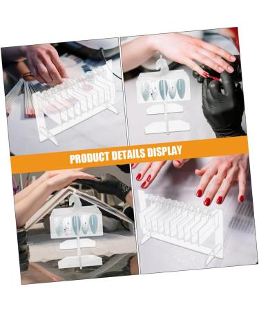 HAPINARY 2 Sets Nail Display Board Durable Nail Tips Holder Acrylic Display Holder Decorative Nail Art Tip Boards Manicure Supplies Nail Tips Display Holder Nail Art Display Supplies - Buy Online on GoSupps.com