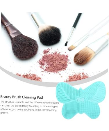 1pc Silicone Scrub Pad Silicone Brush Cleaner Cleaning Scrubber Makeup Cleaning Mat Silicon Makeup Brush Mat Cosmetic Brush Cleaning Mat Hair Brush Cleaning Tool Scrubber - Buy Online on GoSupps.com