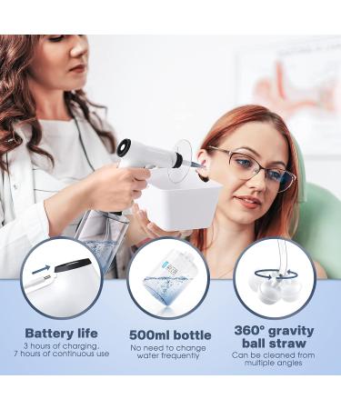 Electric Ear Wax Removal Kit with Light | Safe & Effective Ear Cleaning | FSA HSA Eligible | 4 Pressure Modes & Complete Ear Irrigation Set - Buy Online on GoSupps.com