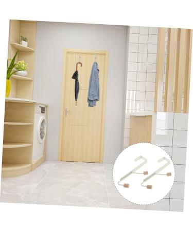 Beatifufu Storage Hooks 2pcs Coat Hook Behind Door Coat Hangers Creative Hook Back of Wrought Iron Hook Storage Wall Hanging - Buy Online on GoSupps.com