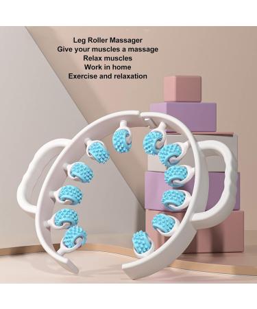 Ergonomic Muscle Scooter Massager for Stress Relief - Versatile for Legs Arms Neck & Back - Ideal for Runners Athletes & Bodybuilders (Sky Blue) - Buy Online on GoSupps.com