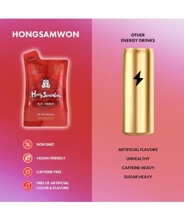 JUNG KWAN JANG HongSamWon Korean Red Ginseng Herbal Drink | Energy Drink, Pre Workout, Ginseng Supplement, Herbal Tea | Korean Red Ginseng Extract, Jujube, Ginger, Cinnamon | Vegan Friendly | 20 Count - Buy Online on GoSupps.com